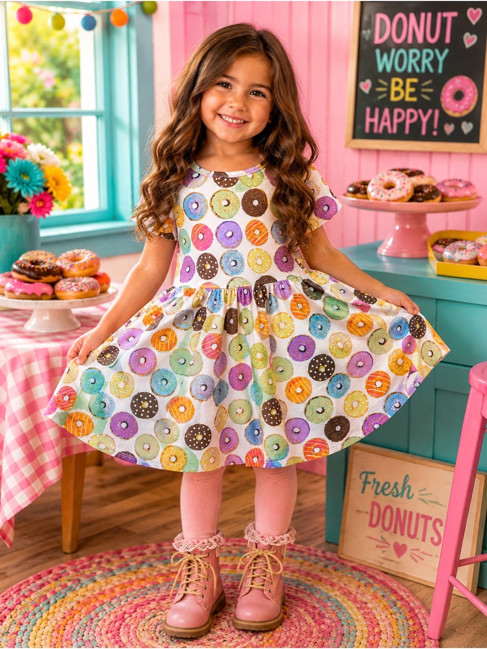 DotDotSmile Girls Ballerina Dress Size 3-4 Limited Edition Discontinued NWT